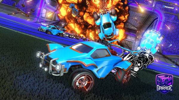 A Rocket League car design from KFC_Y1