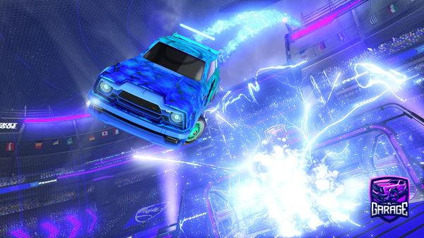 A Rocket League car design from Kl33GXD