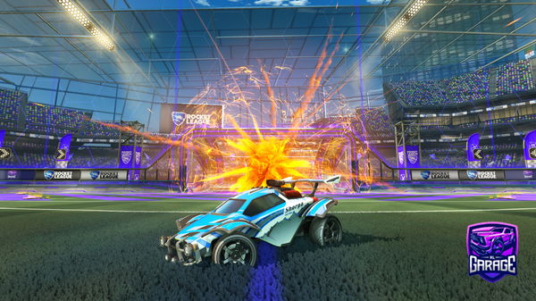 A Rocket League car design from Kelly4n