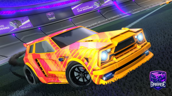 A Rocket League car design from Nagata