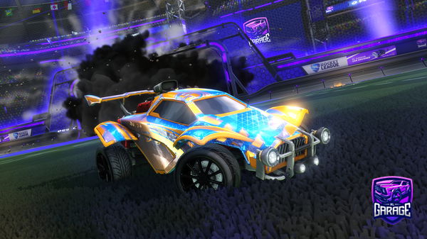 A Rocket League car design from KN4lVR