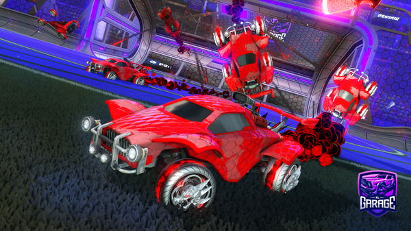 A Rocket League car design from Methflix