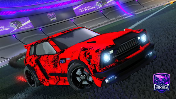 A Rocket League car design from DrachenkerlDK