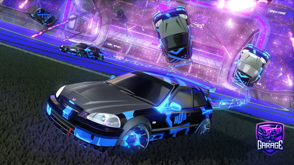 A Rocket League car design from LTRX11
