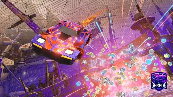 A Rocket League car design from Mariete23