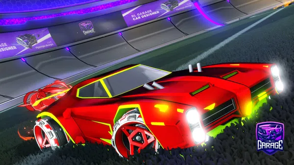 A Rocket League car design from JVKE5K1