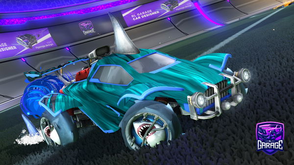 A Rocket League car design from CrazyRedTail