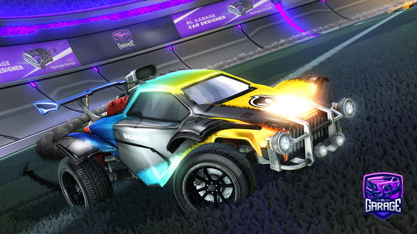 A Rocket League car design from Tlar6