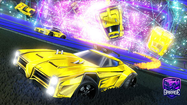 A Rocket League car design from Fjoompaz