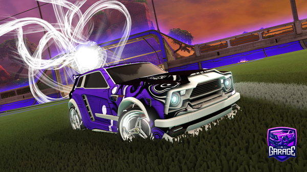 A Rocket League car design from Frisher360test
