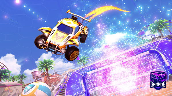 A Rocket League car design from X7-Ha7za