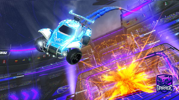 A Rocket League car design from FrozenAdmiration