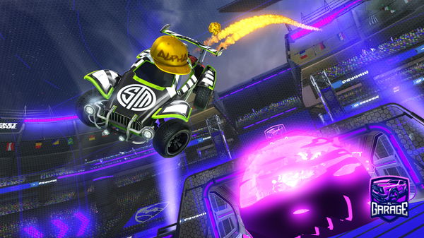 A Rocket League car design from Shadowflash