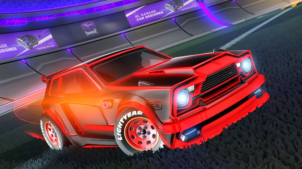 A Rocket League car design from wingfether