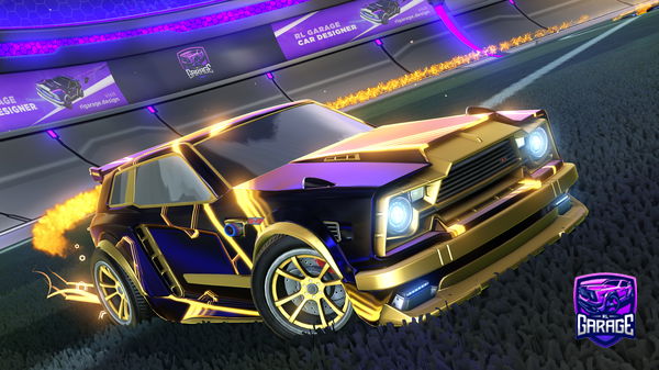 A Rocket League car design from avX_Galaxy