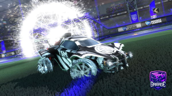 A Rocket League car design from LLyusic