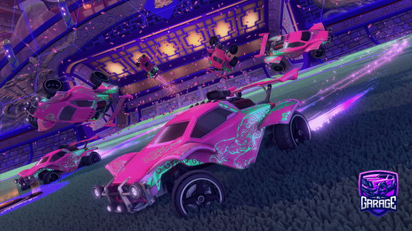 A Rocket League car design from Mimihime