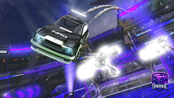 A Rocket League car design from GLUFOKWLIS