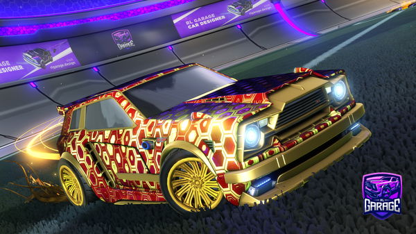 A Rocket League car design from Devonimus
