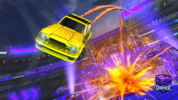 A Rocket League car design from mwkj