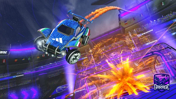 A Rocket League car design from Agentclipzz