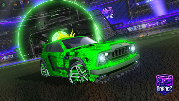 A Rocket League car design from Greenedog1171