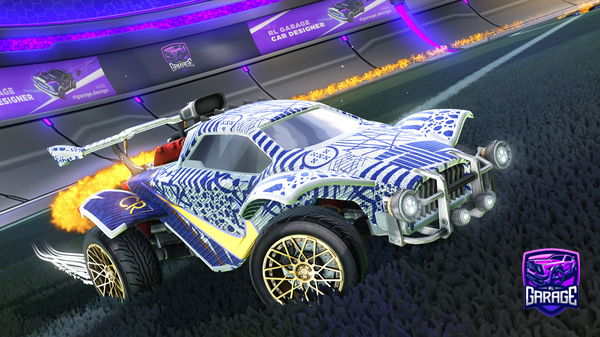 A Rocket League car design from Hayat2