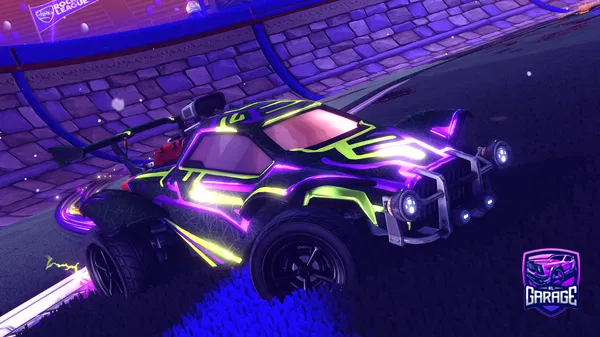 A Rocket League car design from -Goose-