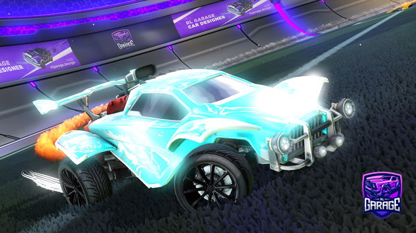 A Rocket League car design from Whitty2011