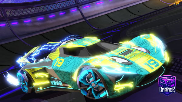 A Rocket League car design from MidKnight_171