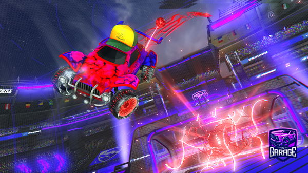 A Rocket League car design from MQstylez