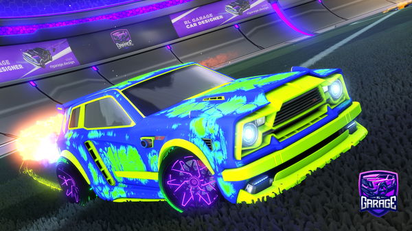 A Rocket League car design from MrZircon
