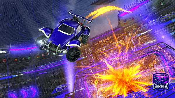 A Rocket League car design from AlgodronTTV