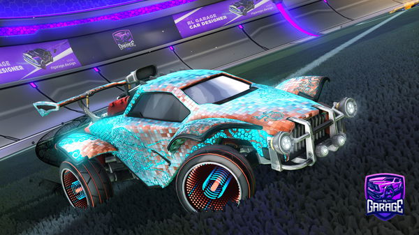 A Rocket League car design from stammer08