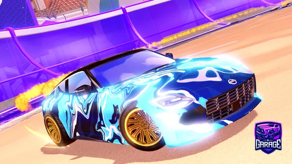 A Rocket League car design from Rimmiru