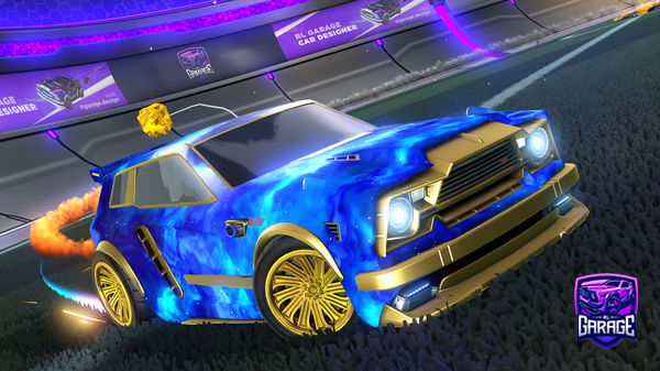 A Rocket League car design from JaxtonDude