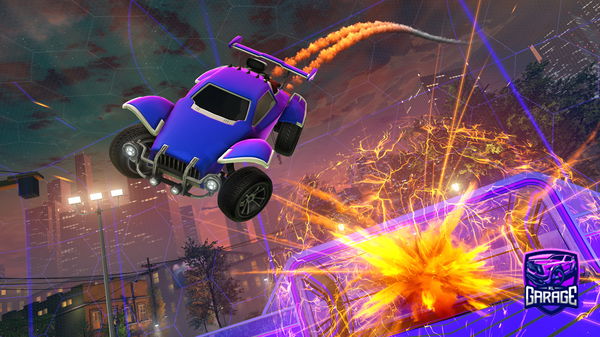 A Rocket League car design from xwaay