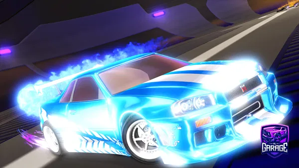 A Rocket League car design from SW1FT-