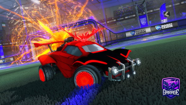 A Rocket League car design from Sped-Speeds