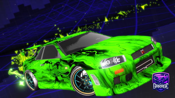 A Rocket League car design from Zar_unleashed
