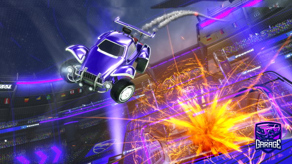 A Rocket League car design from Violetslayer583