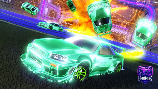 A Rocket League car design from NewlListed