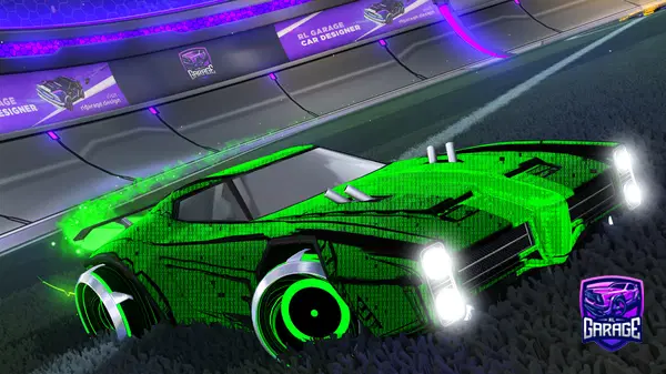 A Rocket League car design from PowerfulFlea441