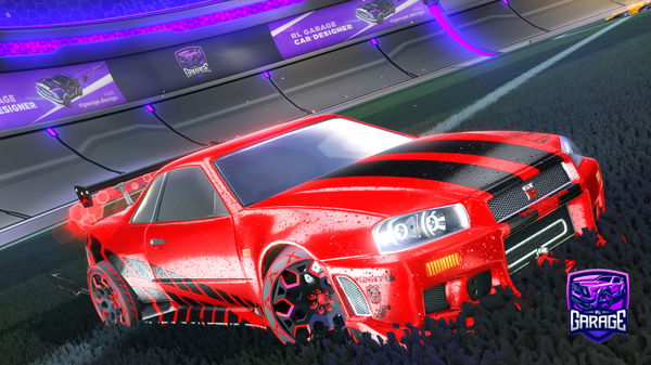 A Rocket League car design from MrEthanos