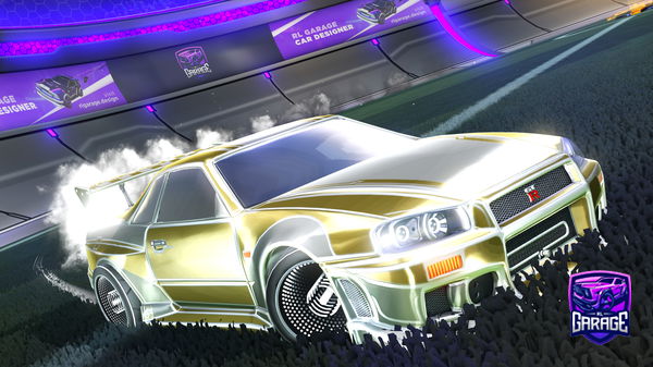 A Rocket League car design from spaldhinos