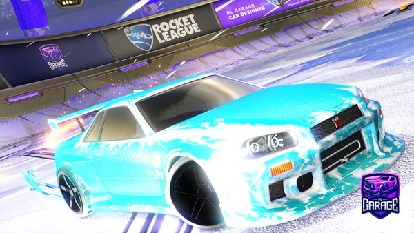 A Rocket League car design from z-i-q