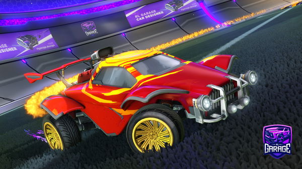 A Rocket League car design from vozify-rl