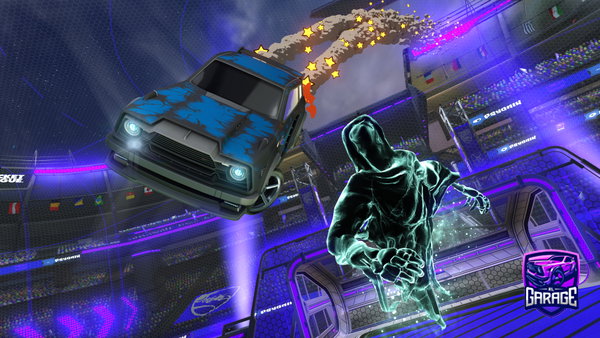 A Rocket League car design from Sofaxe