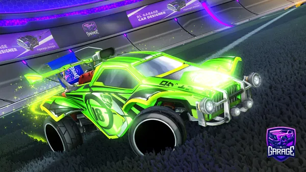 A Rocket League car design from Fastwhiteguy