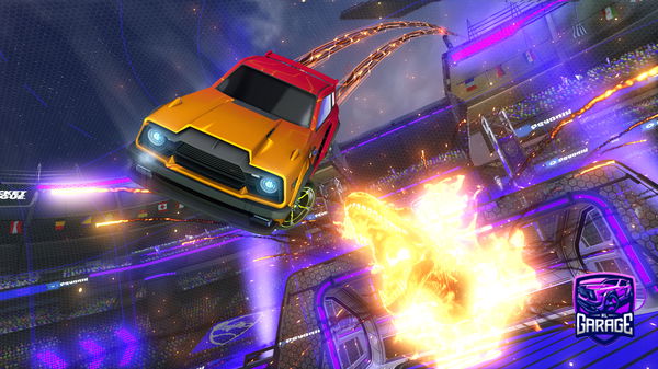 A Rocket League car design from WolfSwan